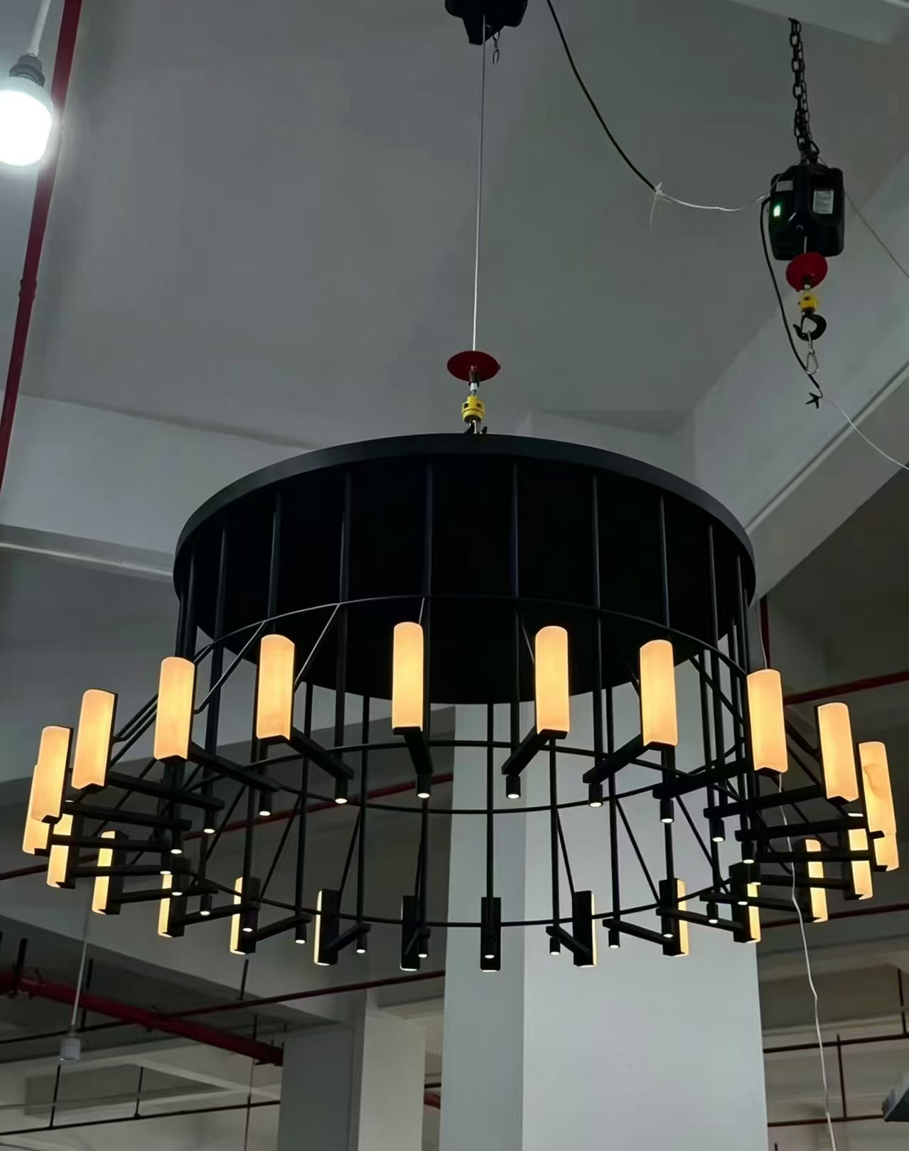 Hotel Banquet Hall Luxury Lobby Chandeliers Zhongshan Factory Custom Indoor Decor Lighting High Ceiling LED Chandelier