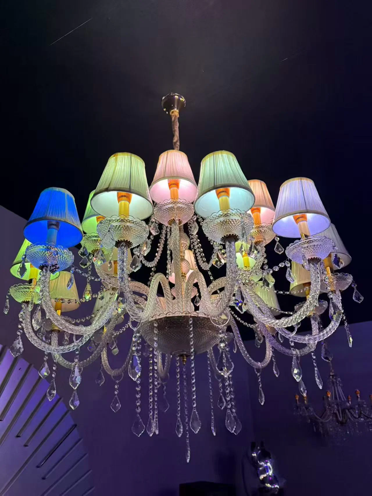 Classical Luxury Maria Theresa Crystal Chandelier Lighting for Villa Wedding Bedroom Living Room Pendant Lamp
