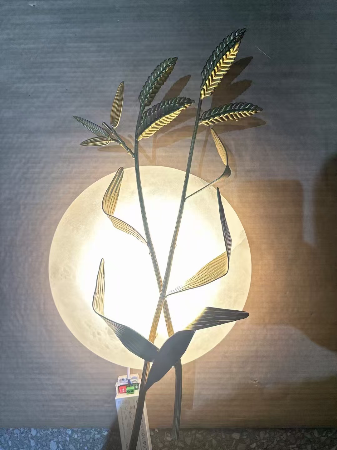 French-Style Wall Lamps on the Living Room Background , Modern and Simple American Country Retro , Flower Bedroom, Bedsi