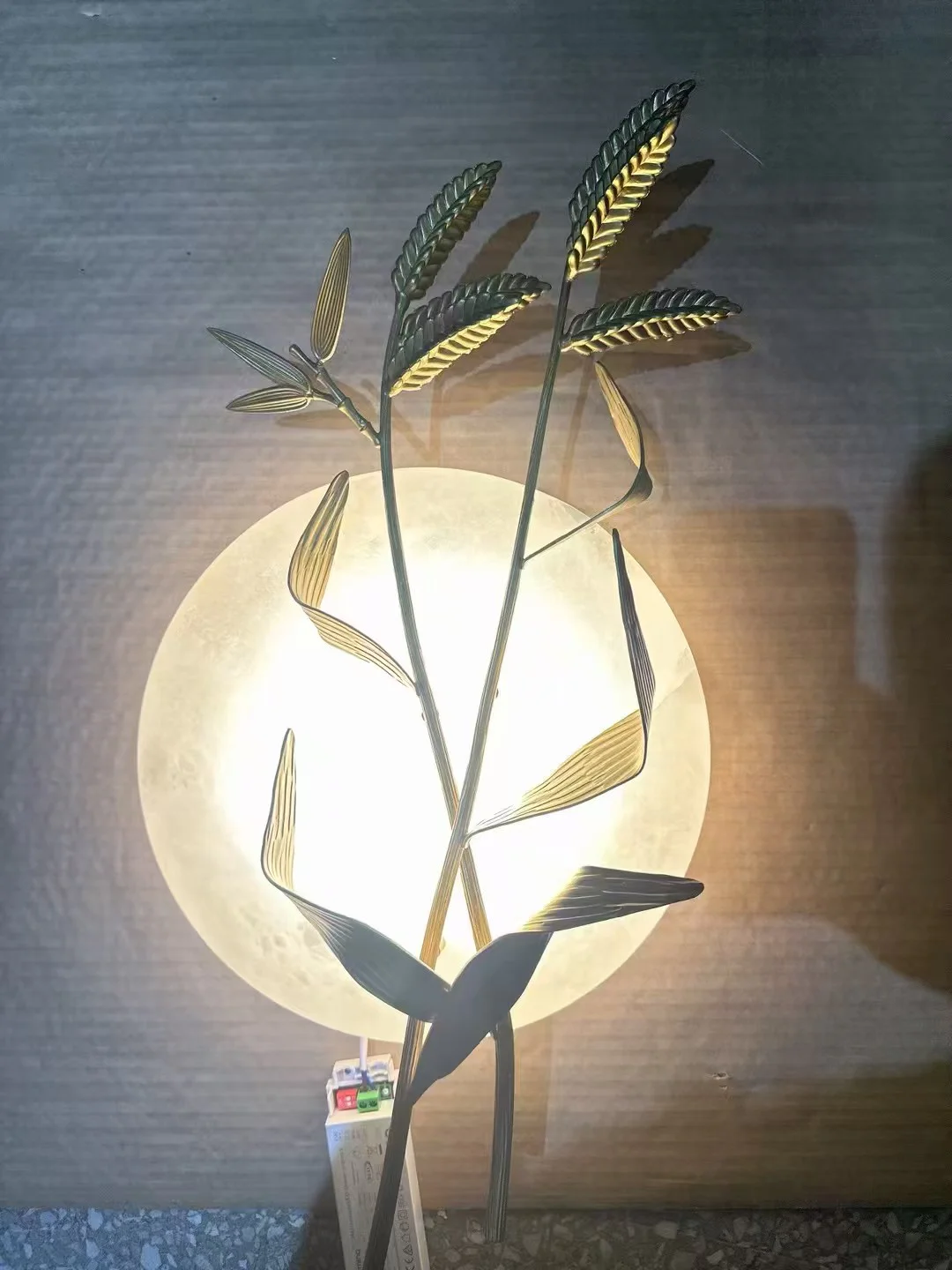 French-Style Wall Lamps on the Living Room Background , Modern and Simple American Country Retro , Flower Bedroom, Bedsi