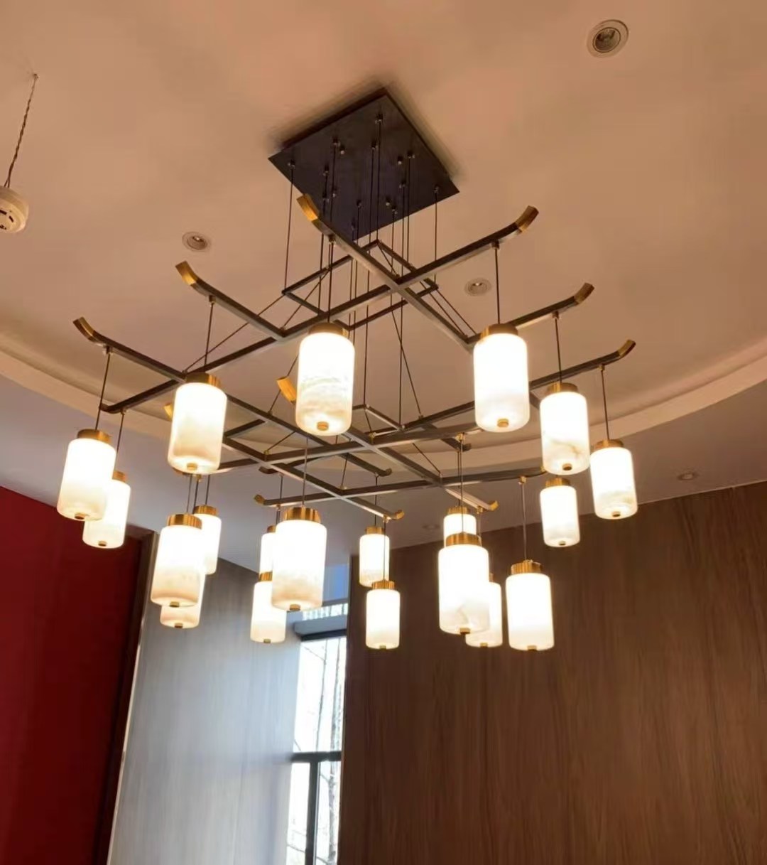 Light Luxury KTV Business Chandelier Modern Design Silicon Controlled Dimming Remote Control Mode Box Box Room Corridor Hall