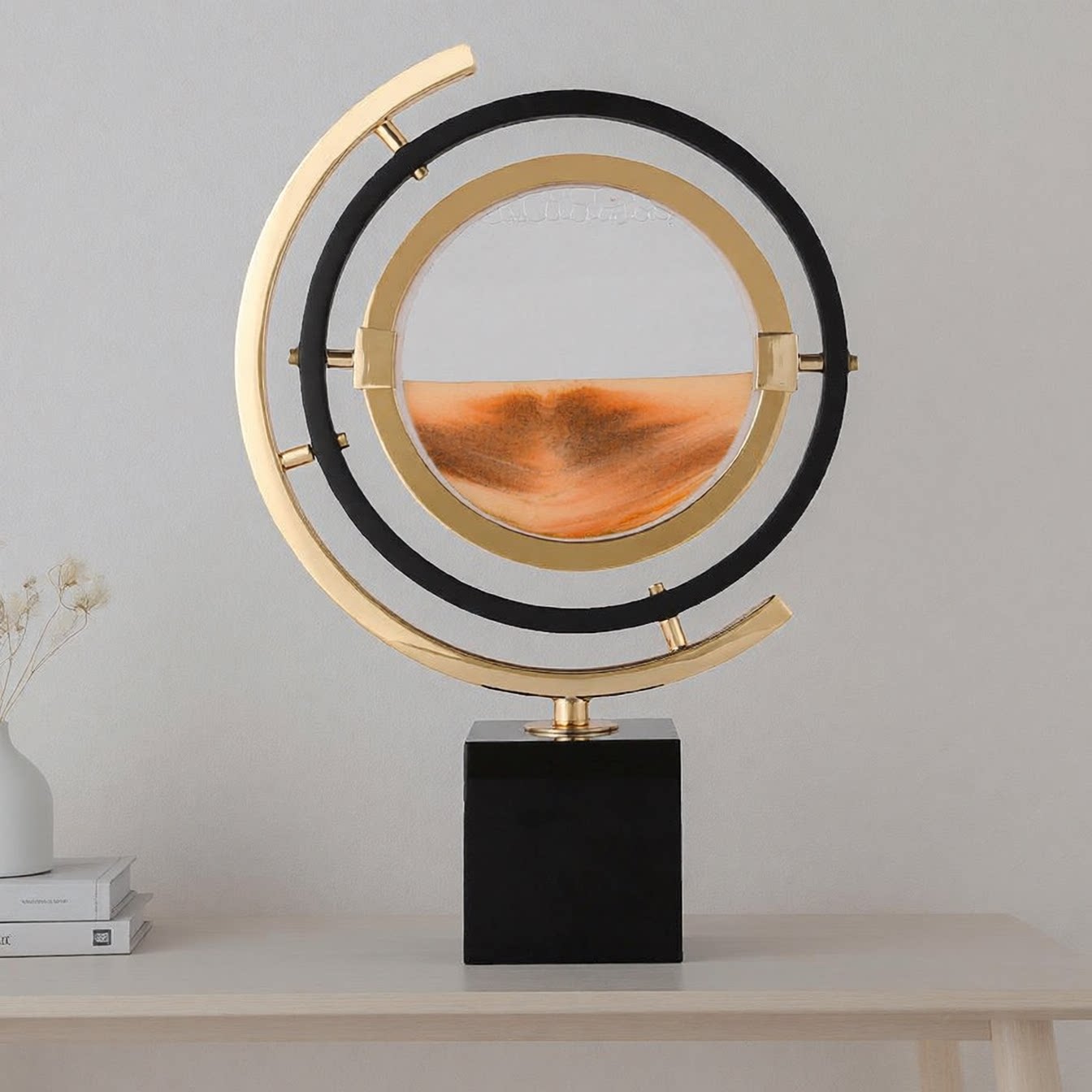 Luxury Creative American Living Room Office Desktop Decoration Light Luxury Marble Globe Decoration for Home Decor