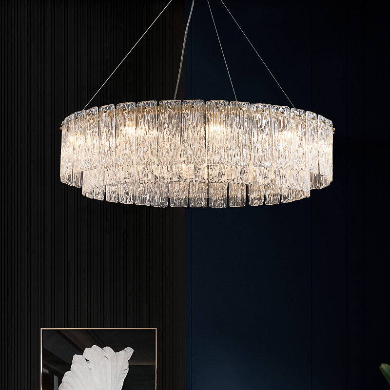 New Product Decorative Indoor Bedroom Nordic Round Ceiling Lighting Chandelier for Living Room