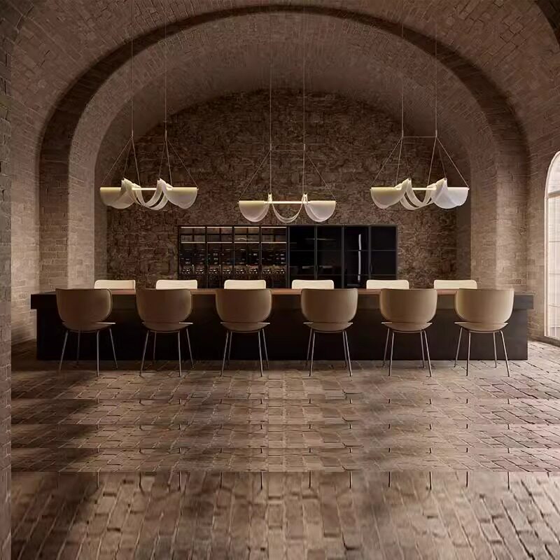 Modern New Design Luxury Recessed Ceiling Pendant Light for Dining Room Villa Staircase Artistic Atmosphere Hanging Light