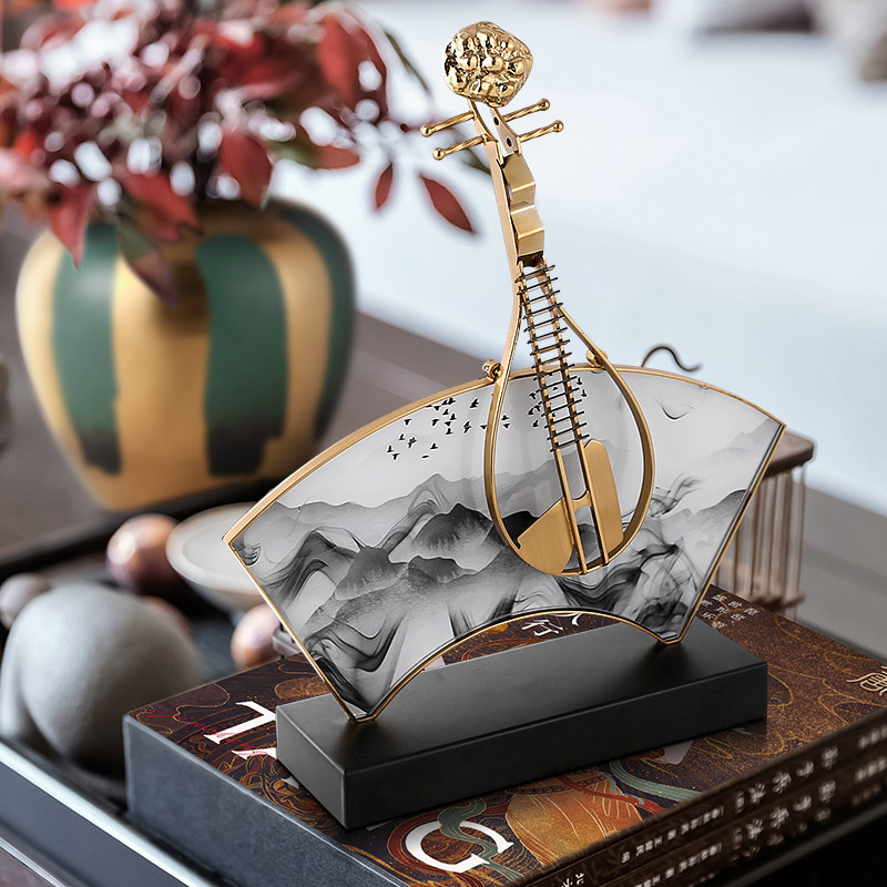 SANLOREN Modern Luxury New Chinese Style Living Room Study High Mountain Flowing Water Enamel Color Creative Decoration