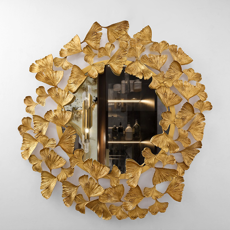 Modern Hammered Butterfly Design Mirror Frame Living Room Wall Hallway Drawing Wall Decor Modern Wall Mirror Frame